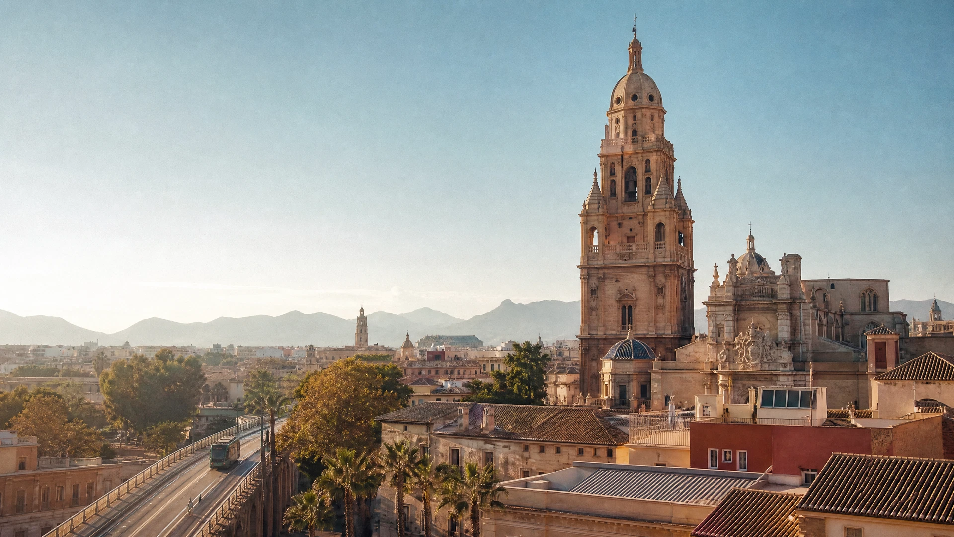 Vista editorial de la ciudad de Murcia
